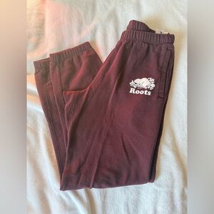 Roots for women’s Burgundy Sweatpants